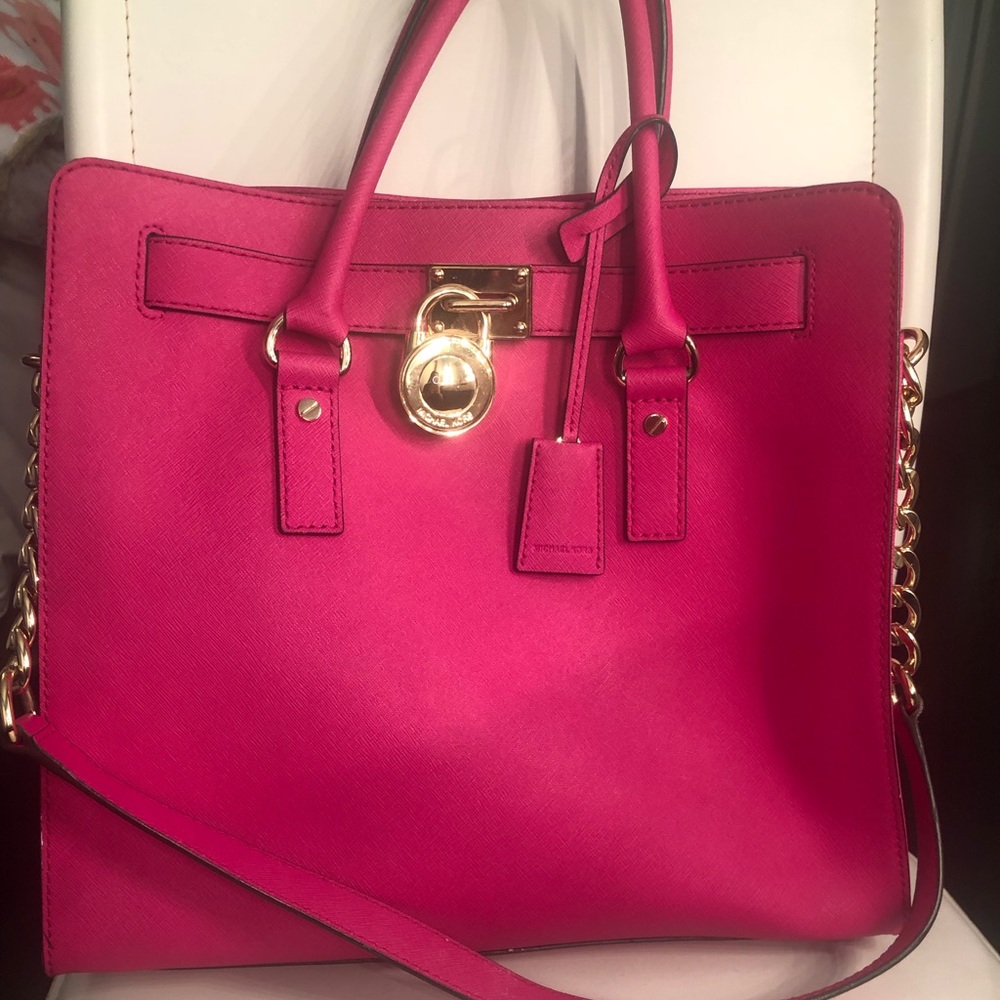 Michael Kors hot pink purse